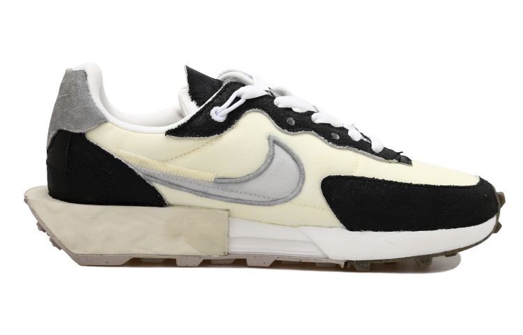 [Custom Shoes] (W) Nike Waffle 'Black Grey Yellow'