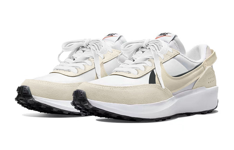 Lookbook (W) [定制鞋款] 耐克 Waffle Debut'奶油拿铁白巧克力' DH9523-100(TeamY-女款奶油拿铁白棕)