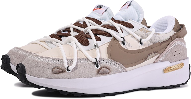 【定製球鞋】 Nike Waffle Debut 達文西定製 禮盒 時間灰燼 簡約 百搭 廢土 防滑耐磨 低筒 生活休閒鞋 女款 灰棕 Shop 【定製球鞋】 Nike Waffle Debut 達文西定製 禮盒 時間灰燼 簡約 百搭 廢土 防滑耐磨 低筒 生活休閒鞋 女款 灰棕