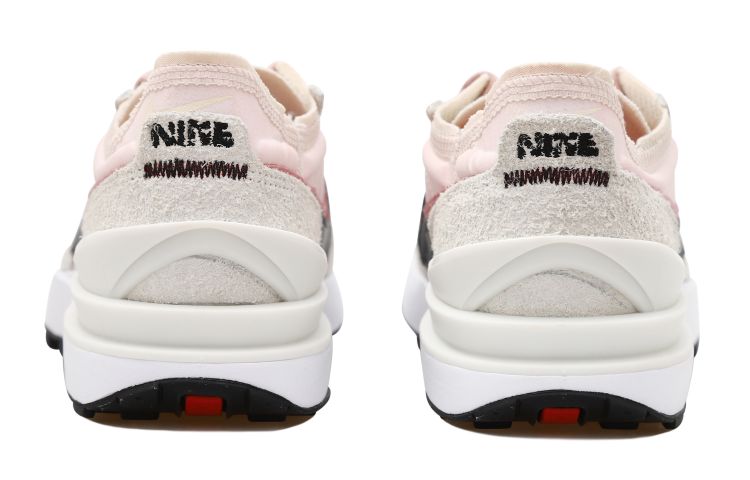 Shop (W) [カスタムシューズ] (女性用) ナイキ ワッフル ワン 'ダブルスウッシュ ピンク＆ホワイト' DX4309-100(Team拾玖-黑粉跑鞋）