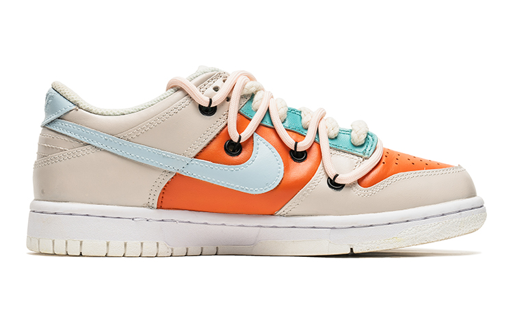 Order 【定製球鞋】Nike Dunk Low 野鶴製造 熱帶風 特殊定製款 耐磨 低幫 板鞋 女款 橙綠
