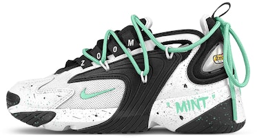 【訂製運動鞋】Nike Zoom 2K 禮盒版 解構 復古 薄荷綠 噴墨 低筒 跑步鞋 女款 黑白 Buy 【訂製運動鞋】Nike Zoom 2K 禮盒版 解構 復古 薄荷綠 噴墨 低筒 跑步鞋 女款 黑白