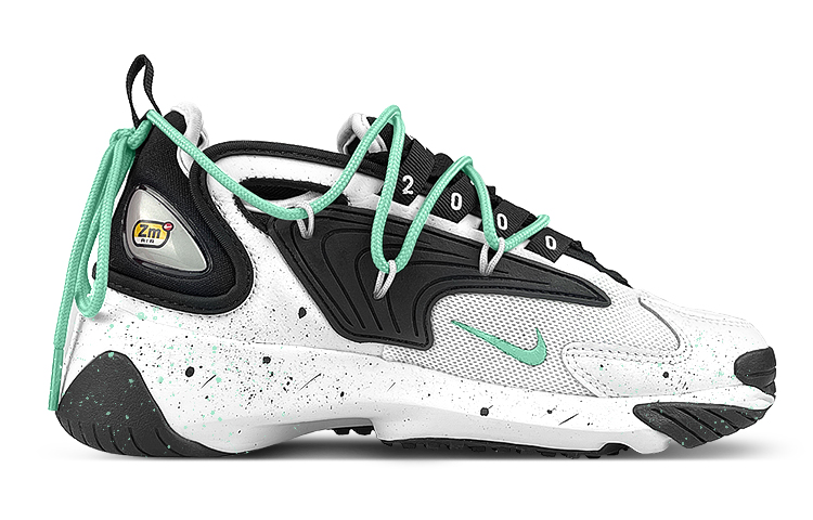 Order 【訂製運動鞋】Nike Zoom 2K 禮盒版 解構 復古 薄荷綠 噴墨 低筒 跑步鞋 女款 黑白