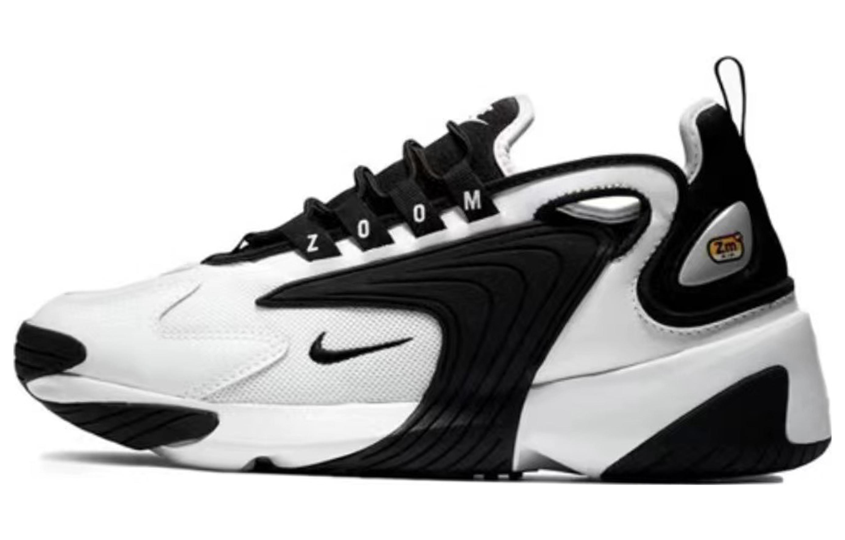 Sizing 【訂製運動鞋】Nike Zoom 2K 熊貓 可愛 功夫熊貓 防滑耐磨 低筒 跑步鞋 女款 黑白