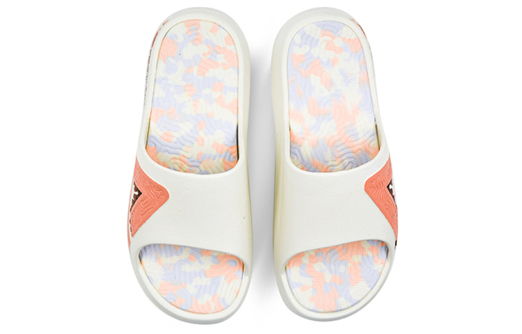 [Custom Shoes] (W) Peak Taichi Slides 'Canvas White Ice Cream' 圖 4