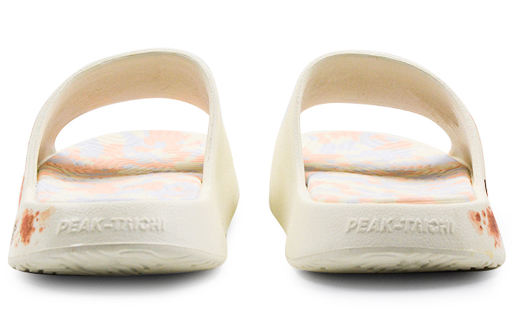 [Custom Shoes] (W) Peak Taichi Slides 'Canvas White Ice Cream' 圖 5