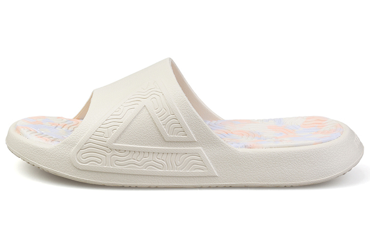 [Custom Shoes] (W) Peak Taichi Slides 'Canvas White Ice Cream' 圖 7