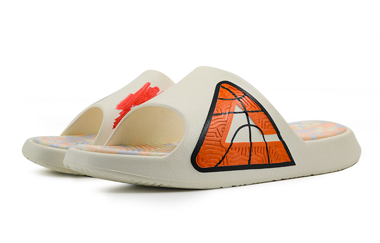 [Custom Shoes] (W) Peak Taichi Slides 'Jersey Graffiti Canvas White' 圖 3