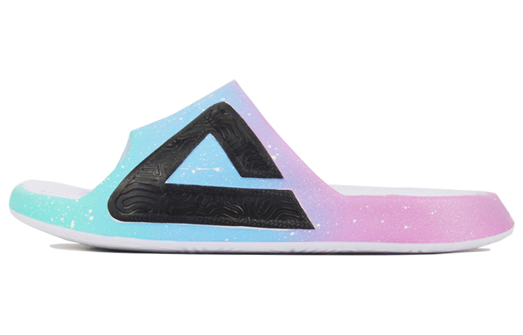 [Custom Shoes] (W) Peak Taichi Slides 'May Day Cotton Candy Ice Cream'
