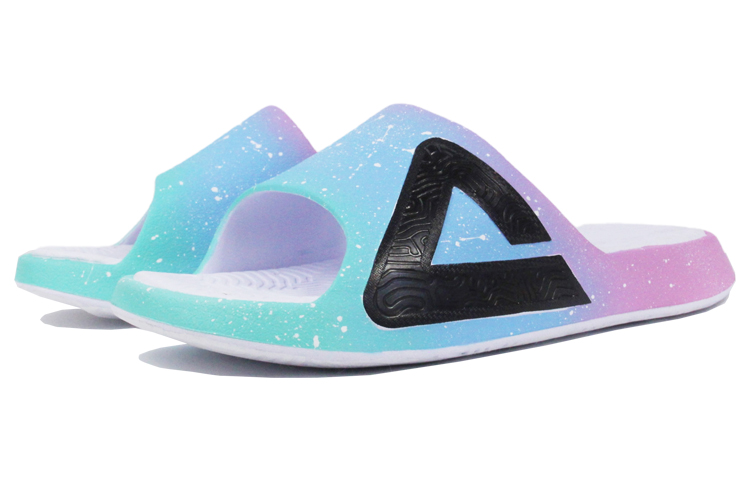 [Custom Shoes] (W) Peak Taichi Slides 'May Day Cotton Candy Ice Cream' 圖 3