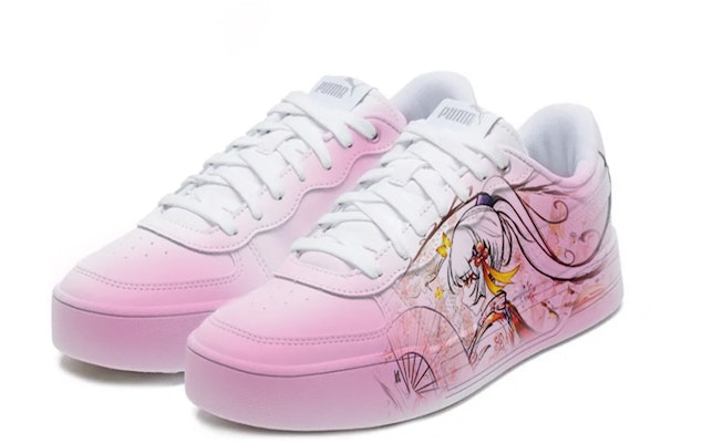 【客製化球鞋】PUMA Skye 中國風少女 防滑輕巧透氣 低筒 滑板鞋 女款 白紅色 Lookbook 【客製化球鞋】PUMA Skye 中國風少女 防滑輕巧透氣 低筒 滑板鞋 女款 白紅色