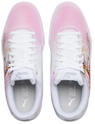 【客製化球鞋】PUMA Skye 中國風少女 防滑輕巧透氣 低筒 滑板鞋 女款 白紅色 1