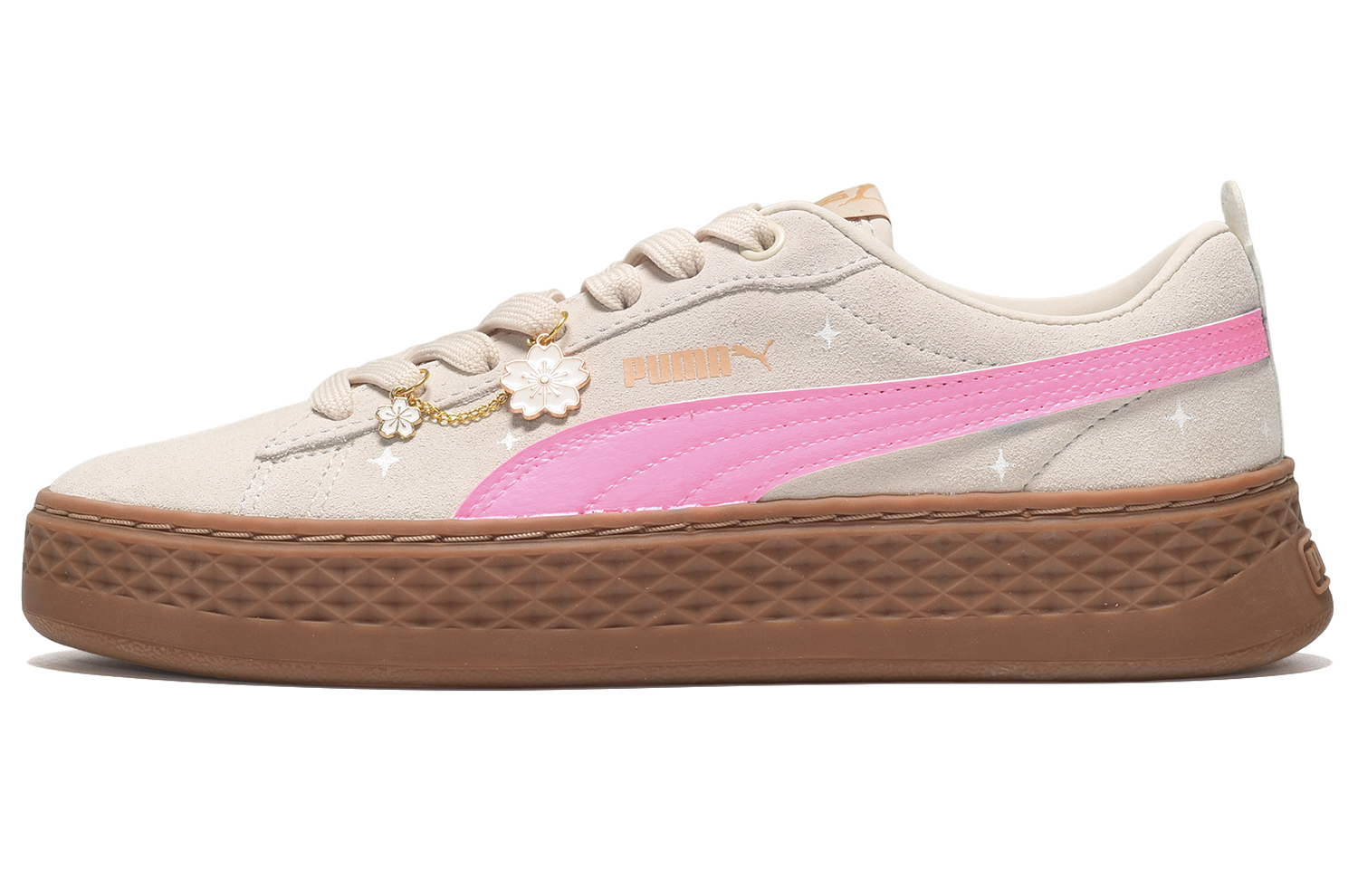 [Custom Shoes] (Women) Puma Smash 'CNY Romantic Cherry Blossom'