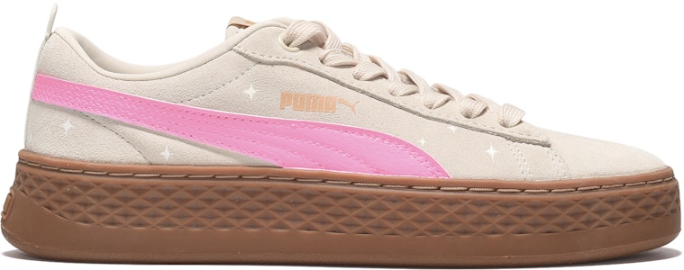 【訂製球鞋】PUMA Smash CUS ID CNY浪漫櫻花 星星圖案 低筒 板鞋 女款 粉棕 Order 【訂製球鞋】PUMA Smash CUS ID CNY浪漫櫻花 星星圖案 低筒 板鞋 女款 粉棕