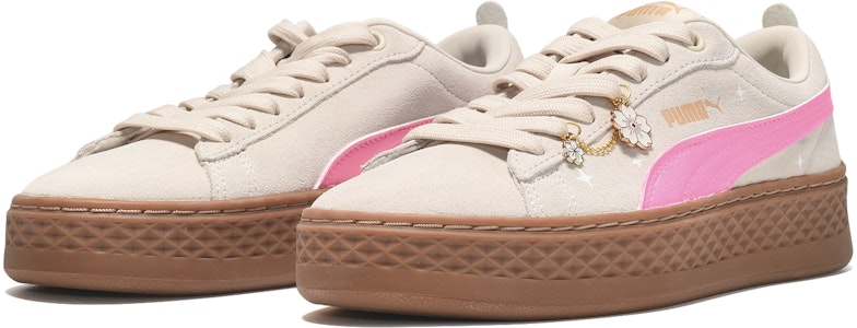 【訂製球鞋】PUMA Smash CUS ID CNY浪漫櫻花 星星圖案 低筒 板鞋 女款 粉棕 Lookbook 【訂製球鞋】PUMA Smash CUS ID CNY浪漫櫻花 星星圖案 低筒 板鞋 女款 粉棕