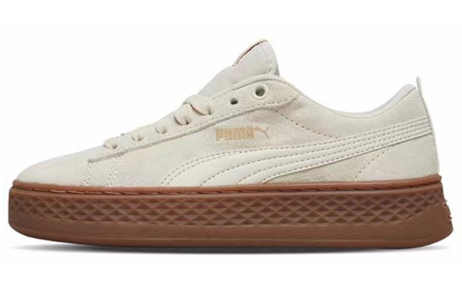 Sizing (W) [Zapatos Personalizados] Puma Smash 'CNY Flor de Cerezo Romántica' 366488-03(TeamE-女款浪漫樱花粉棕)