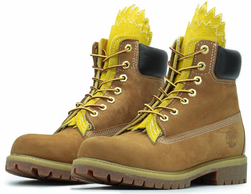 (W) 【定制鞋款】Timberland高帮定制鞋‘黄色酋长鹰翼马鬃锯齿鞋底’ 10361W(TeamA-TBL黄靴女马毛鹰翼) Lookbook (W) 【定制鞋款】Timberland高帮定制鞋‘黄色酋长鹰翼马鬃锯齿鞋底’ 10361W(TeamA-TBL黄靴女马毛鹰翼)