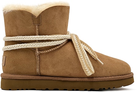 【訂製球鞋】 UGG BaileyMini Bailey Bow II 秋冬搭配 民族風 愛心布貼 羊皮 保暖 舒適休閒 加絨 低筒 雪地靴 女款 栗色 Order 【訂製球鞋】 UGG BaileyMini Bailey Bow II 秋冬搭配 民族風 愛心布貼 羊皮 保暖 舒適休閒 加絨 低筒 雪地靴 女款 栗色
