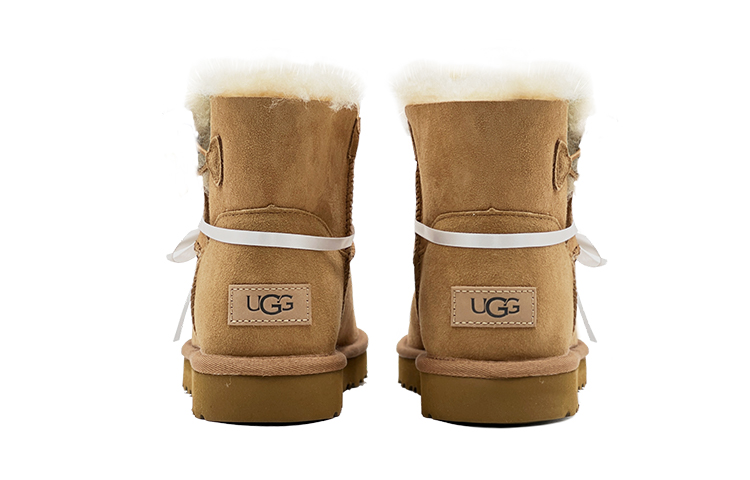 Shop (W) [定制鞋款] UGG 贝莉迷你 II '栗色雪花' 1016422-CHE(TeamS-圣诞雪花)