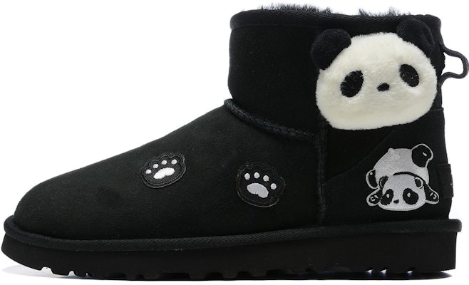 (W) 커스텀 어그 클래식 미드 "블랙 팬더" (Custom UGG Classic Mid "Black Panda") 1016222-BLK(Team54-毛绒小熊猫) Buy (W) 커스텀 어그 클래식 미드 "블랙 팬더" (Custom UGG Classic Mid "Black Panda") 1016222-BLK(Team54-毛绒小熊猫)
