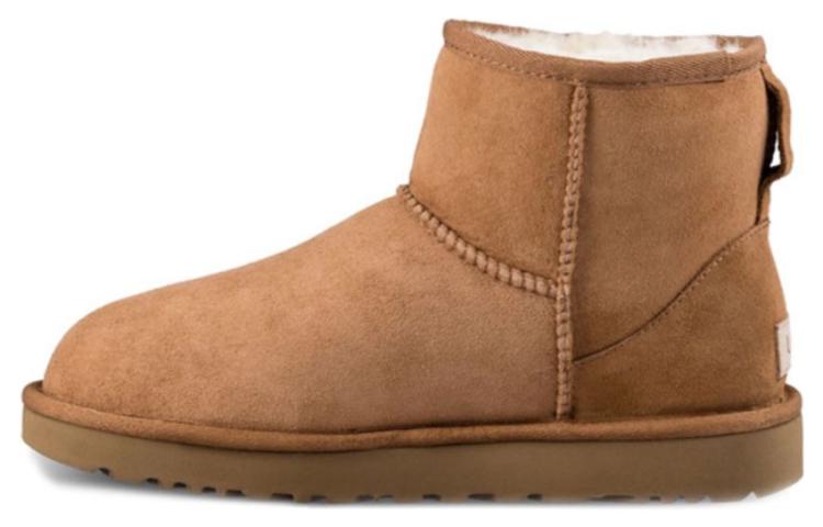 Sizing (W) [Kasut Tersuai] UGG Classic Mini 'Bulu Coklat' 1016222-CHE(Team113-民族风锆石）