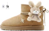 Order 【個人訂製球鞋】UGG CLASSIC MINI 羊皮 小兔乖乖 復古 小眾 休閒萬用 潮流 低筒 雪地靴 女款 棕色
