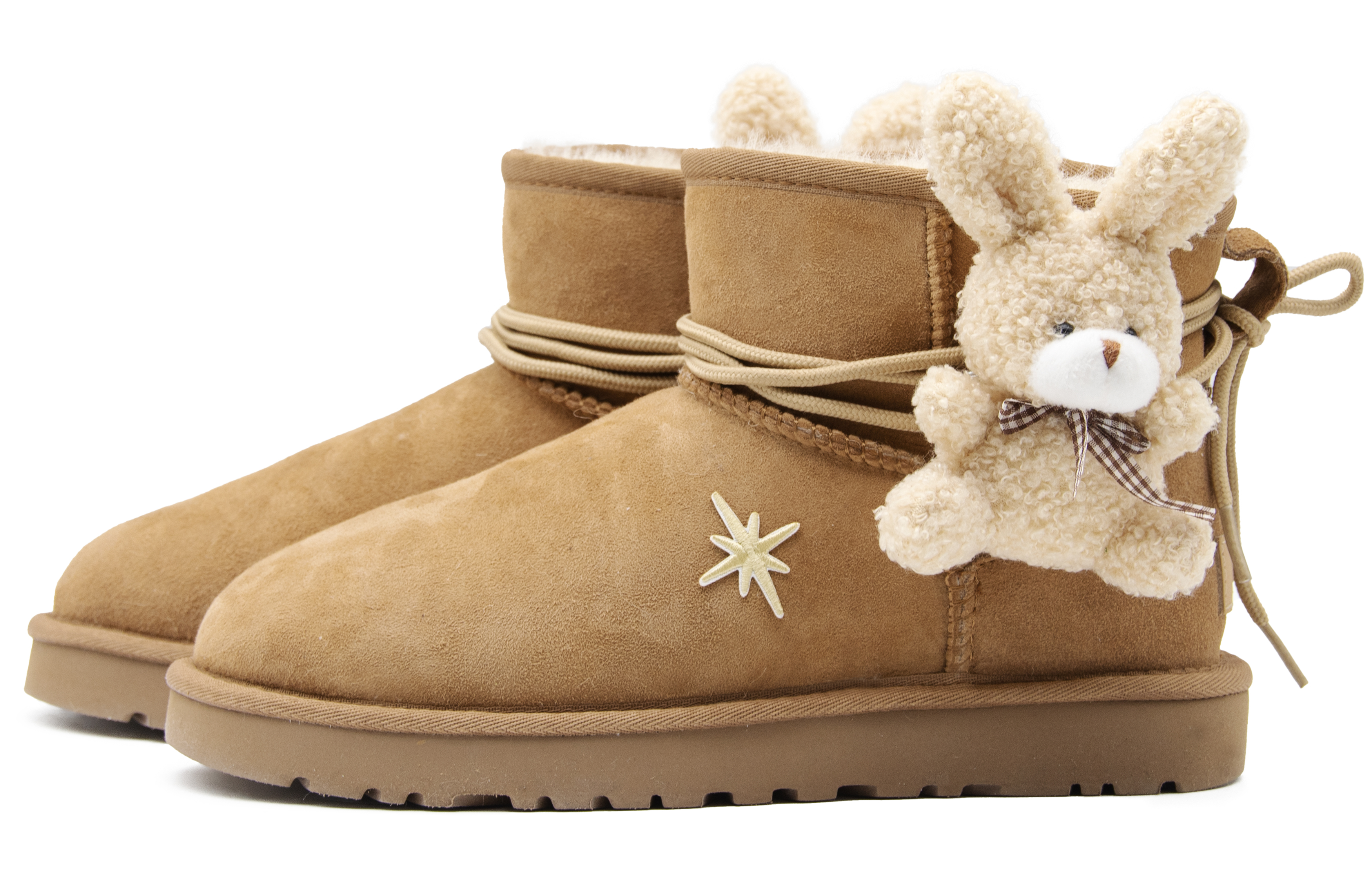 Shop (W) [定制鞋] UGG 经典款迷你靴 '棕色羊皮' 1016222-CHE（Team63-小兔乖乖）