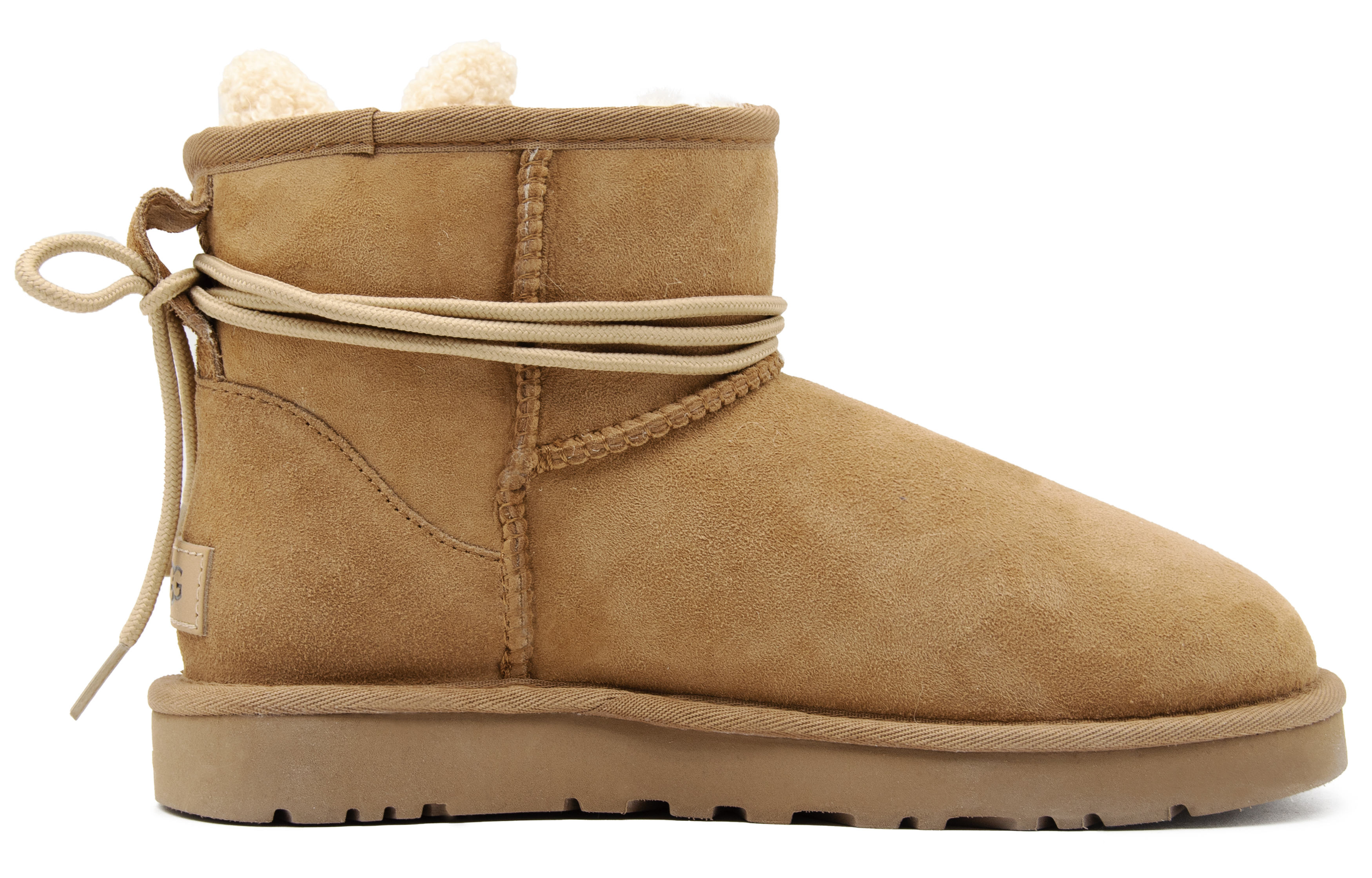 Shop (W) [Kasut Tersuai] UGG Classic Mini 'Coklat Suede' 1016222-CHE（Team63-小兔乖乖手提袋）