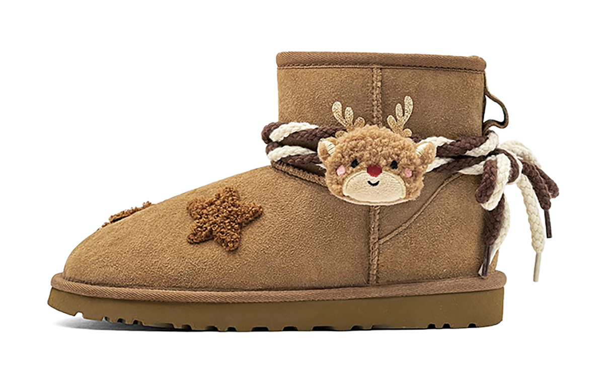 Buy (W) [カスタムシューズ] (女性用) UGG クラシック ミニ 'チェスナットメイアードトナカイ' 1016222-CHE(TeamS-麻绳小麋鹿)