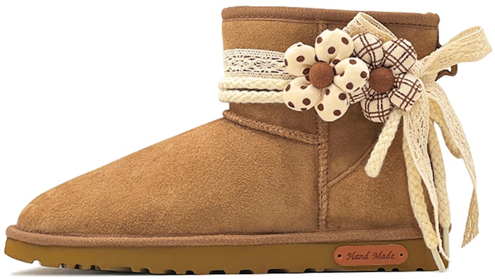 (W) UGG 커스텀 미니 '밤색 새해 레이스' 1016222-CHE(TeamS-蕾丝花花-) Buy (W) UGG 커스텀 미니 '밤색 새해 레이스' 1016222-CHE(TeamS-蕾丝花花-)