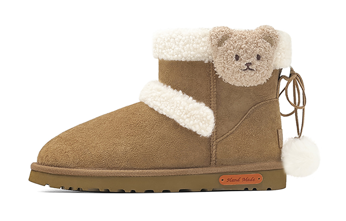 Order (W) UGG 클래식 미니 '밤색 곰돌이' (새해) 1016222-CHE(TeamS-围巾小熊-)