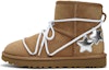Order 【訂製運動鞋】 UGG CLASSIC MINI 莓語 星辰夢羊皮 保暖防滑 新世紀風格 短筒 雪地靴 女性版 栗色