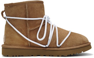 【訂製運動鞋】 UGG CLASSIC MINI 莓語 星辰夢羊皮 保暖防滑 新世紀風格 短筒 雪地靴 女性版 栗色 Lookbook 【訂製運動鞋】 UGG CLASSIC MINI 莓語 星辰夢羊皮 保暖防滑 新世紀風格 短筒 雪地靴 女性版 栗色