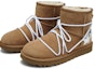 Shop 【訂製運動鞋】 UGG CLASSIC MINI 莓語 星辰夢羊皮 保暖防滑 新世紀風格 短筒 雪地靴 女性版 栗色