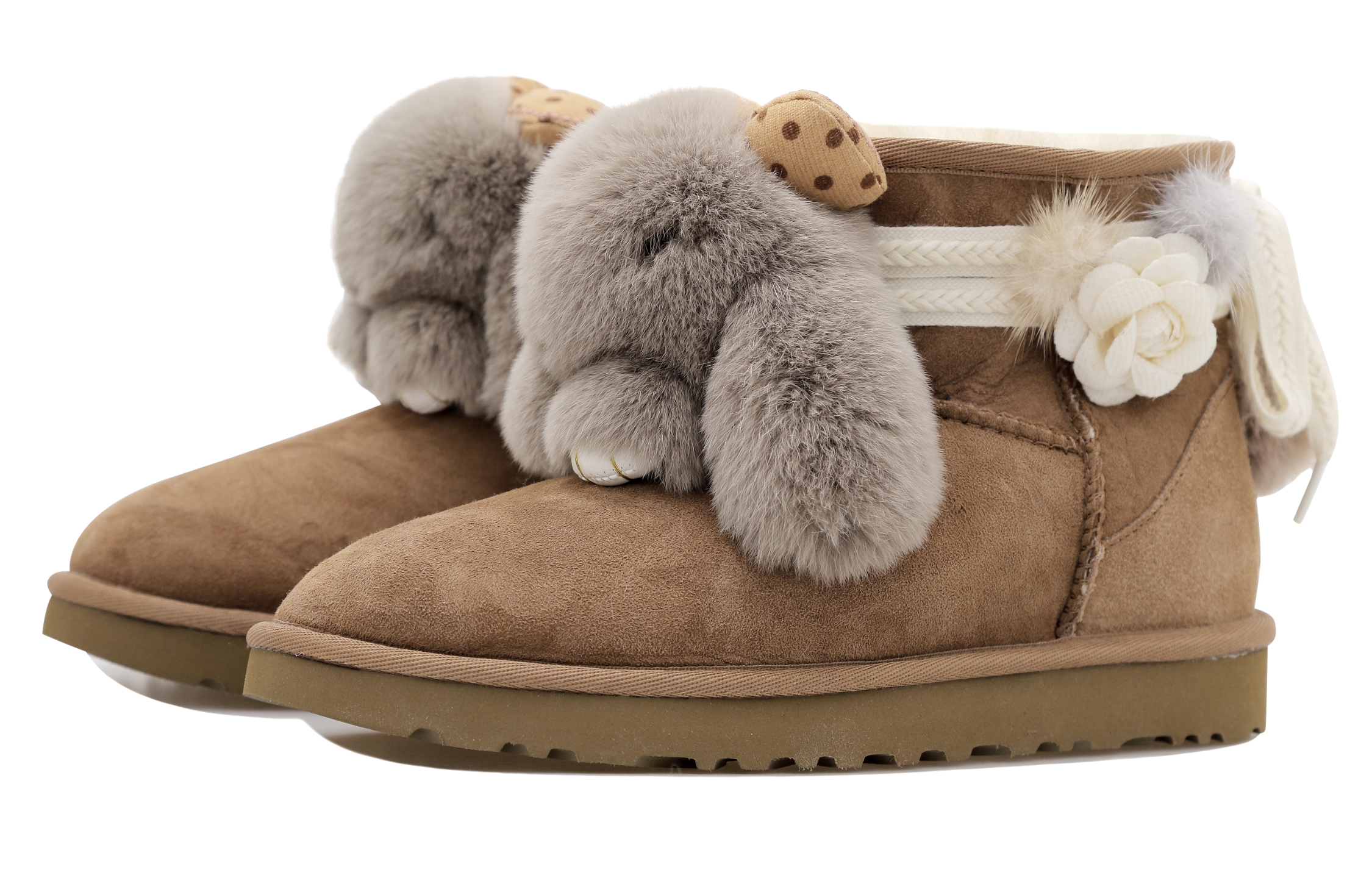 Shop (W) [定制鞋款] UGG经典迷你'栗色灰' 1016222-CHE(Team69-萌兔)