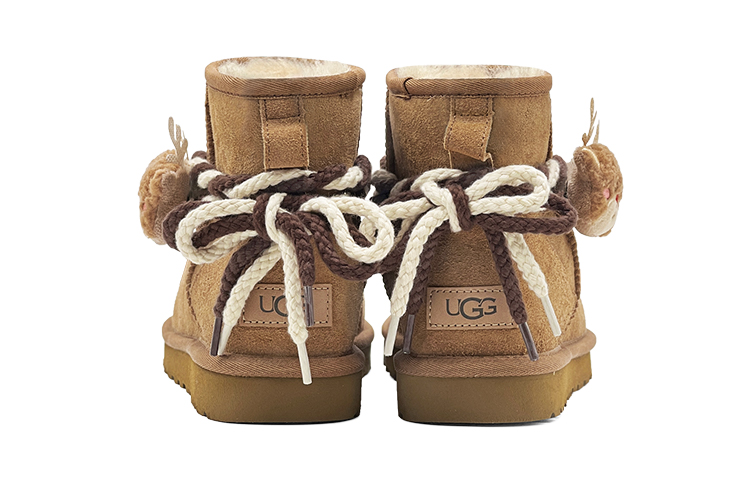 Purchase (W) [カスタムシューズ] (女性用) UGG クラシック ミニ 'チェスナットメイアードトナカイ' 1016222-CHE(TeamS-麻绳小麋鹿)