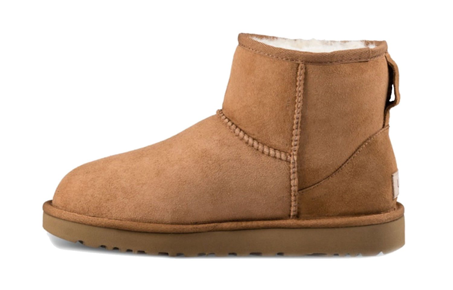 Purchase 【訂製球鞋】UGG CLASSIC MINI 羊皮 舒適休閒 珍珠蝴蝶結 小愛心 低筒 雪地靴 女款 栗色