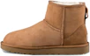 Purchase 【訂製球鞋】UGG CLASSIC MINI 羊皮 舒適休閒 珍珠蝴蝶結 小愛心 低筒 雪地靴 女款 栗色