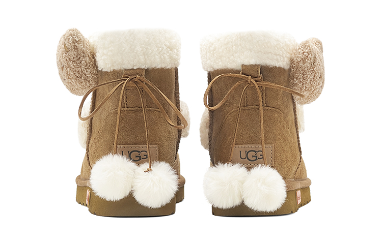 Purchase (W) UGG 클래식 미니 '밤색 곰돌이' (새해) 1016222-CHE(TeamS-围巾小熊-)
