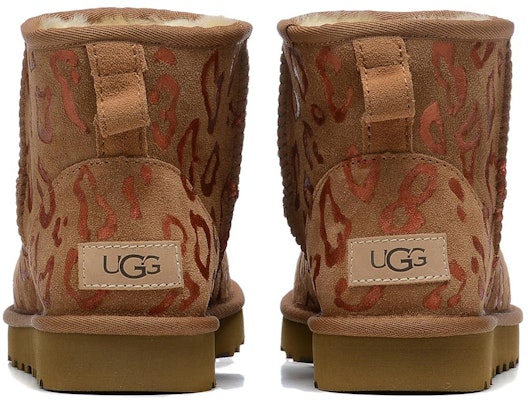 (W) 커스텀 어그 클래식 미니 '체스트넛' 1016222-CHE(Team54-红色豹纹) Details for (W) 커스텀 어그 클래식 미니 '체스트넛' 1016222-CHE(Team54-红色豹纹)