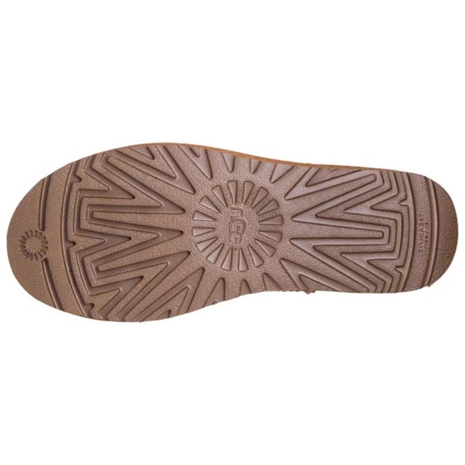 Sizing (W) [Sepatu Kustom] UGG Klasik Mini 'Chestnut' 1016222-CHE（Team54-红色豹纹）