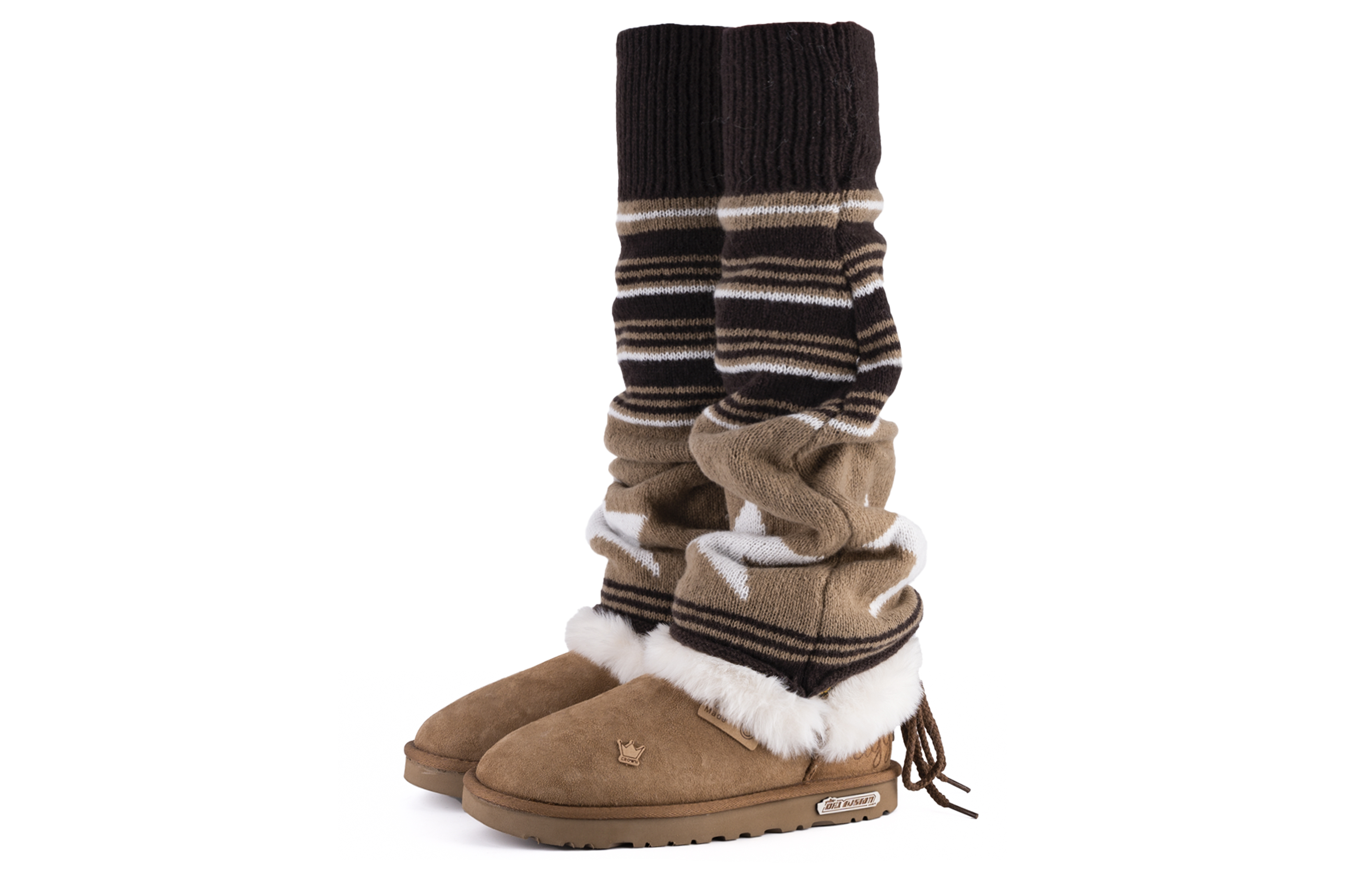 Shop (W) [定制鞋] UGG 经典迷你款 '达·芬奇棕色涂鸦' 1016222-CHE(TeamM-情绪)