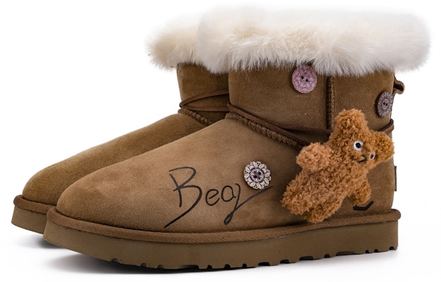 (W) 【カスタムシューズ】UGG クラシックミニ 'ダ・ヴィンチベアブラウン' 1016222-CHE 1016222-CHE(TeamM-BEAR-BOX) Shop (W) 【カスタムシューズ】UGG クラシックミニ 'ダ・ヴィンチベアブラウン' 1016222-CHE 1016222-CHE(TeamM-BEAR-BOX)