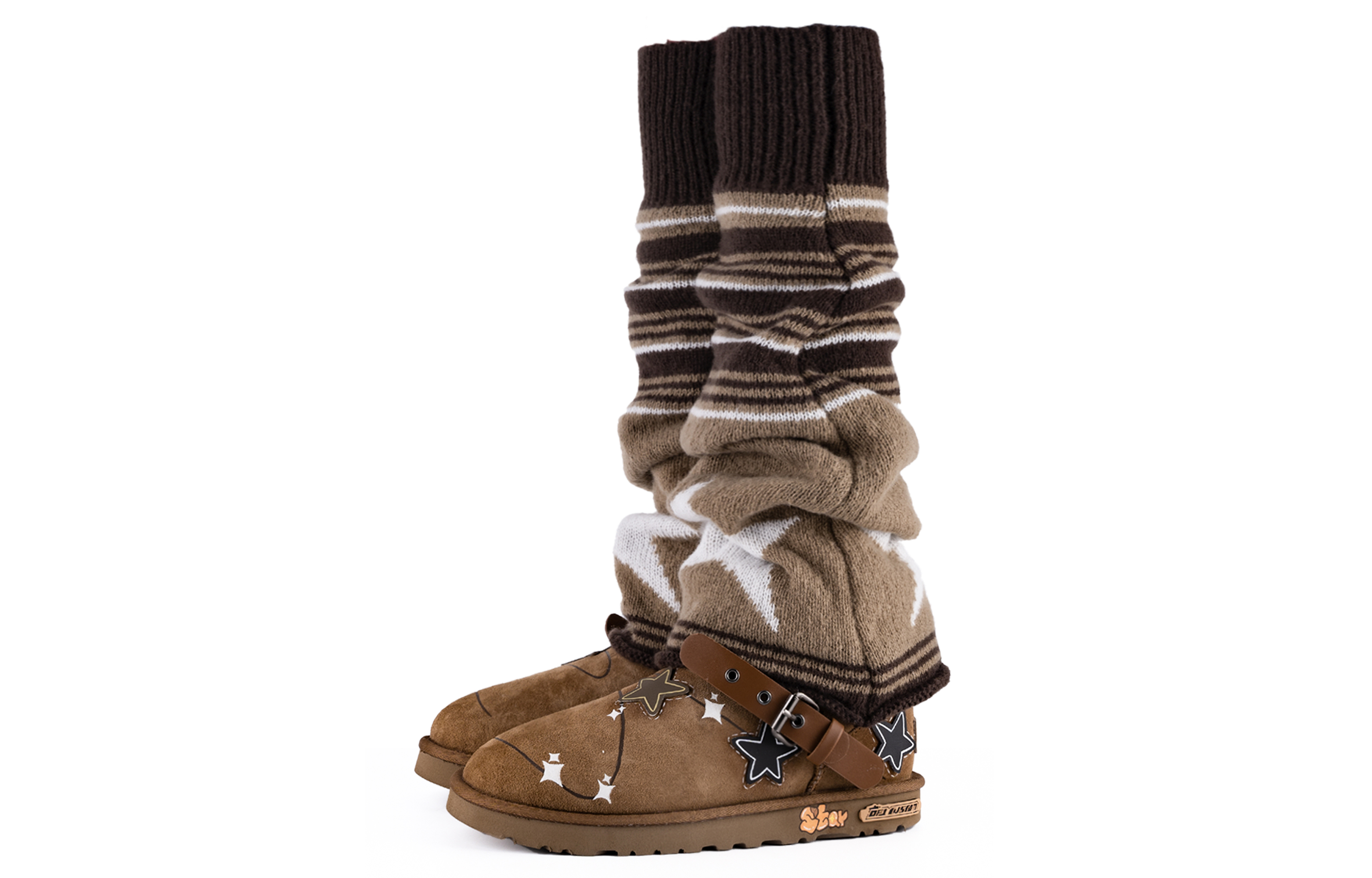 Shop (W) [Kasut Tersuai] UGG Classic Mini 'Da Vinci Tersuai Coklat' 1016222-CHE(TeamM-STAR-BOX)