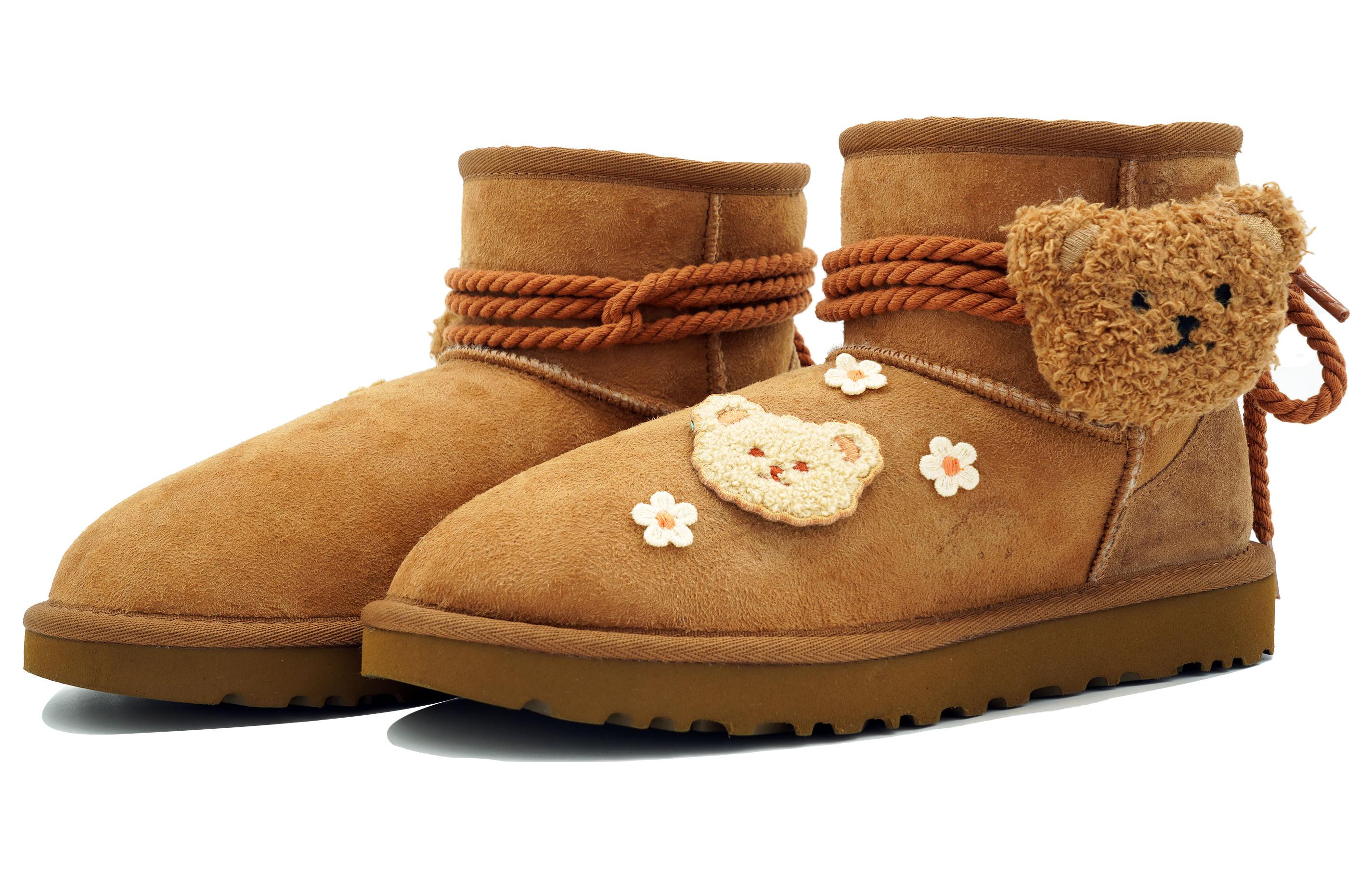 Lookbook [Custom Shoes] (Women) UGG Classic Mini 'Milk Tea Bear Brown'
