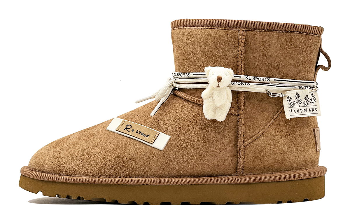 Order (W) [Kasut Tersuai] UGG Classic Mini 'Nordic Bear Brown' 1016222-CHE(TeamS-潮酷英文熊仔-)