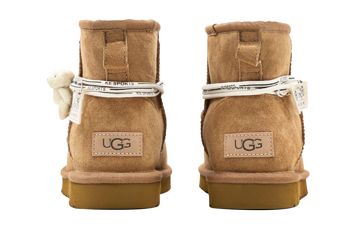 Purchase (W) [Kasut Tersuai] UGG Classic Mini 'Nordic Bear Brown' 1016222-CHE(TeamS-潮酷英文熊仔-)