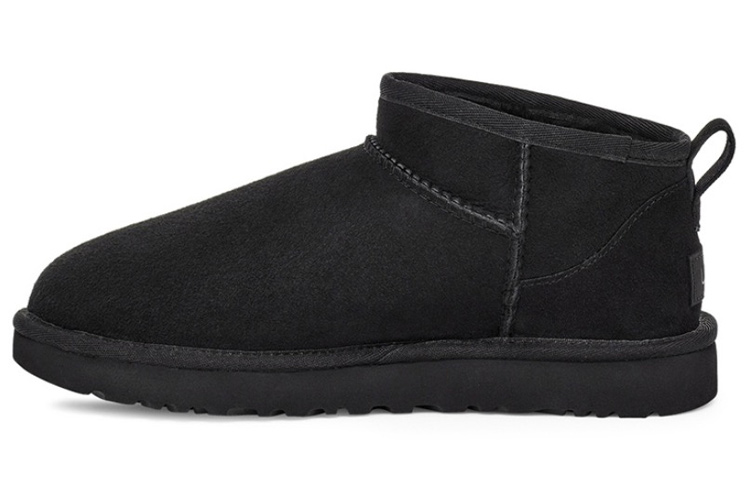 Details for (W) [Zapatos Personalizados] UGG Classic Ultra Mini 'Bohemian Black' 1116109-BLK(Team24-女款流苏民族风黑色)