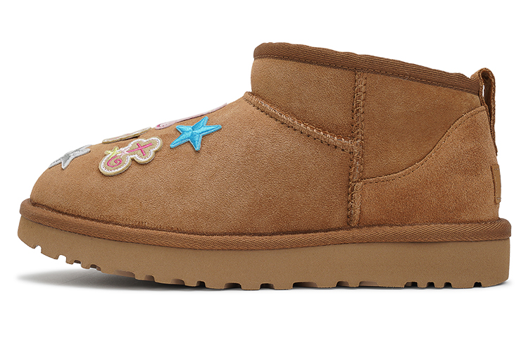 [Custom Shoes] (W) UGG Classic Ultra Mini 'Chestnut Pink Berry'