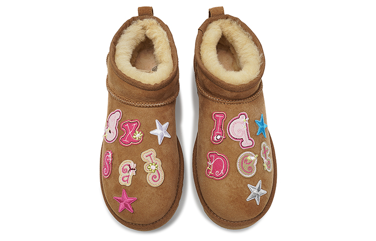 [Custom Shoes] (W) UGG Classic Ultra Mini 'Chestnut Pink Berry' 圖 6